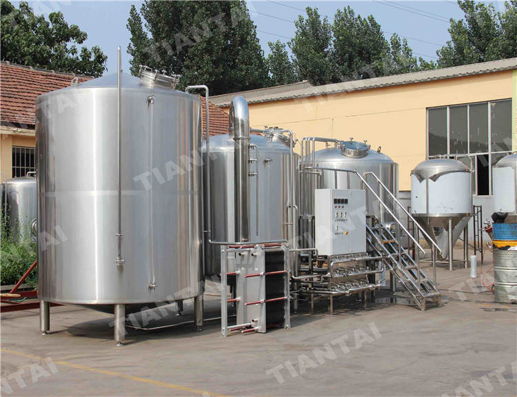 30bbl stainless steel brewhouse two vessels taiwan case